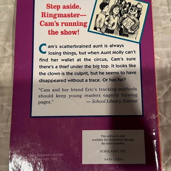 Cam Jansen and the mystery of the circus clown - Picture 8 of 8